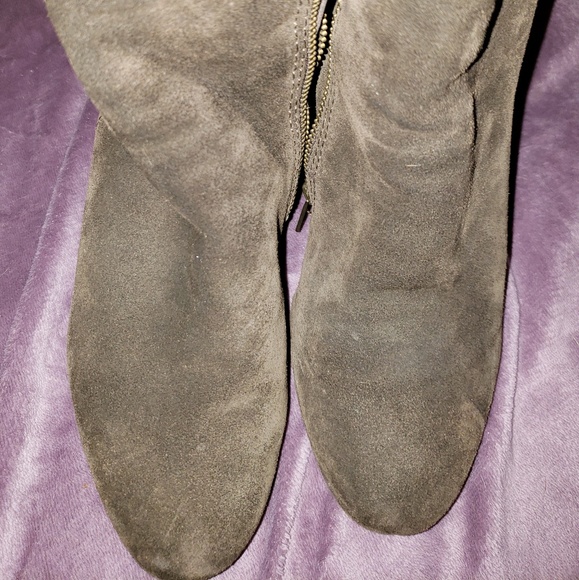 Calvin Klein Jeans suede wedge ankle boots - Picture 2 of 8